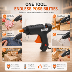 Witty Fox Hot Melt Glue Gun 40W with EU Plug
