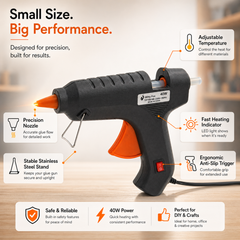 Witty Fox Hot Melt Glue Gun 40W with EU Plug