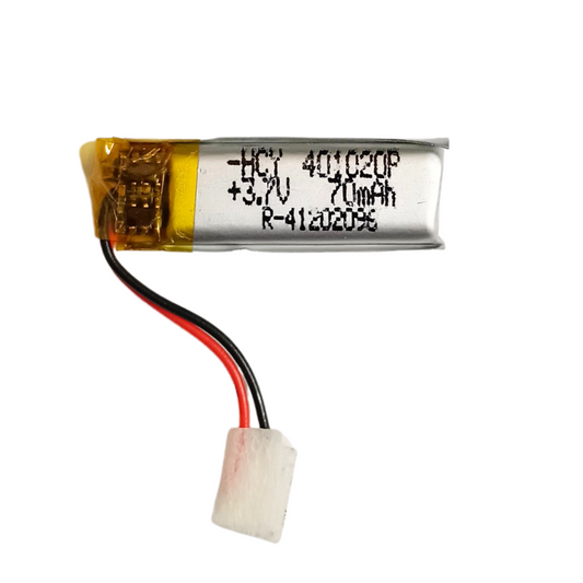 Witty Fox 70mAh Rechargeable 3.7V LiPo Battery -Lithium Polymer Drone Battery -Robocraze