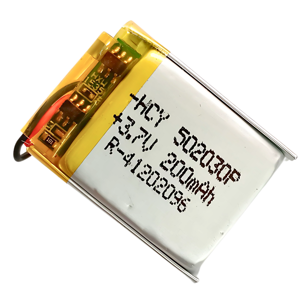 Witty Fox 3.7V 200mAh LiPo Battery Rechargeable -Lithium Polymer Battery for Drone -Robocraze