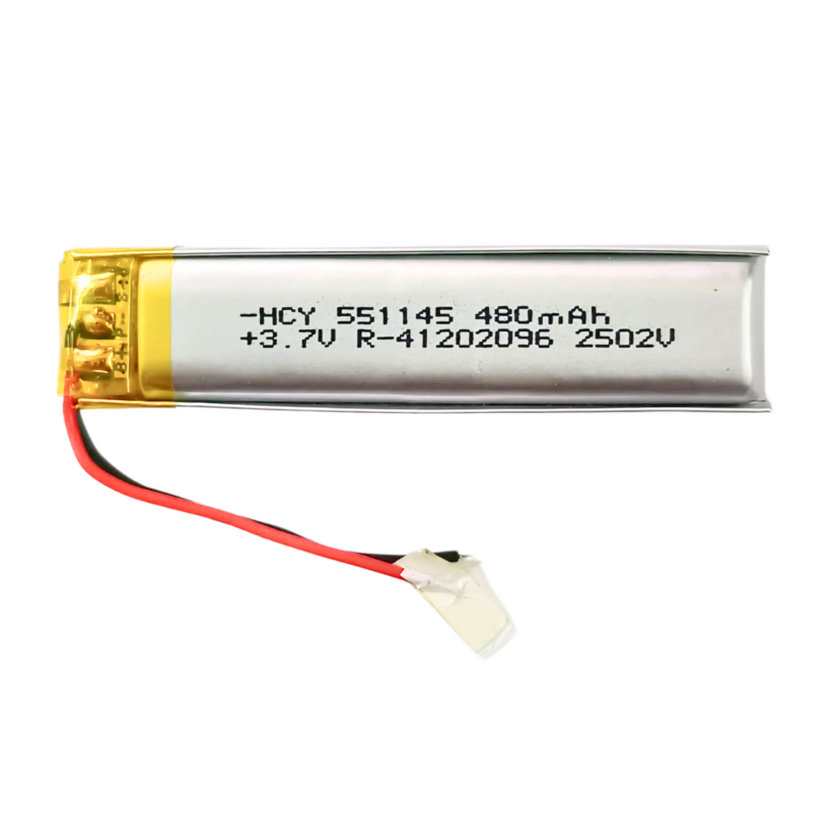 Witty Fox 3.7V 480mAh Rechargeable LiPo Battery -Lithium Polymer Battery for Drone -Robocraze