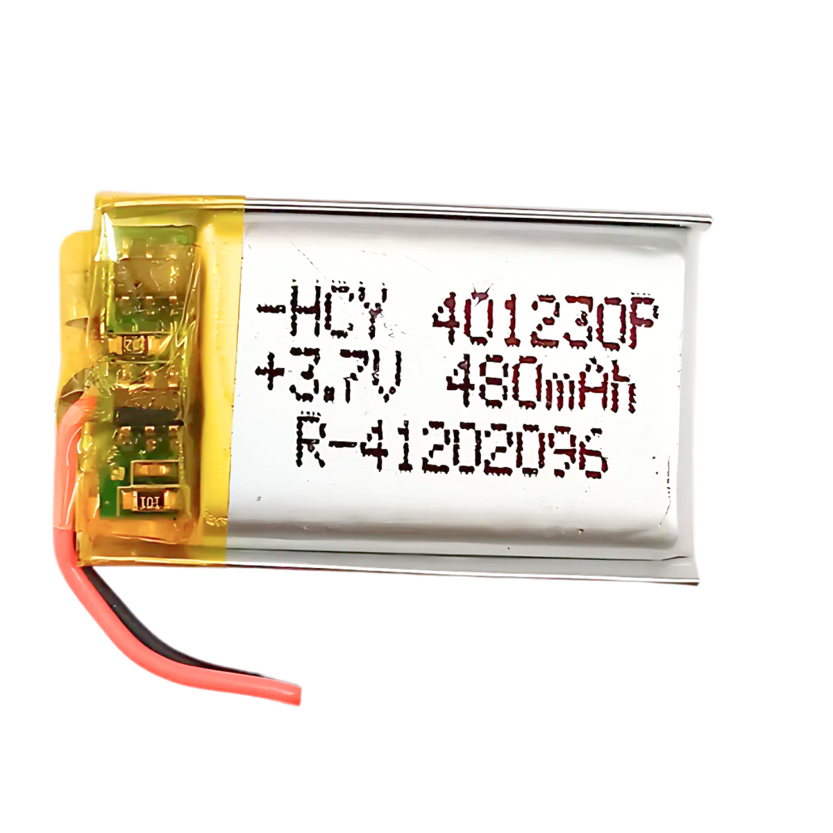 Witty Fox 480mAh Rechargeable 3.7v LiPo Battery -Lithium Polymer Battery for Drone -Robocraze