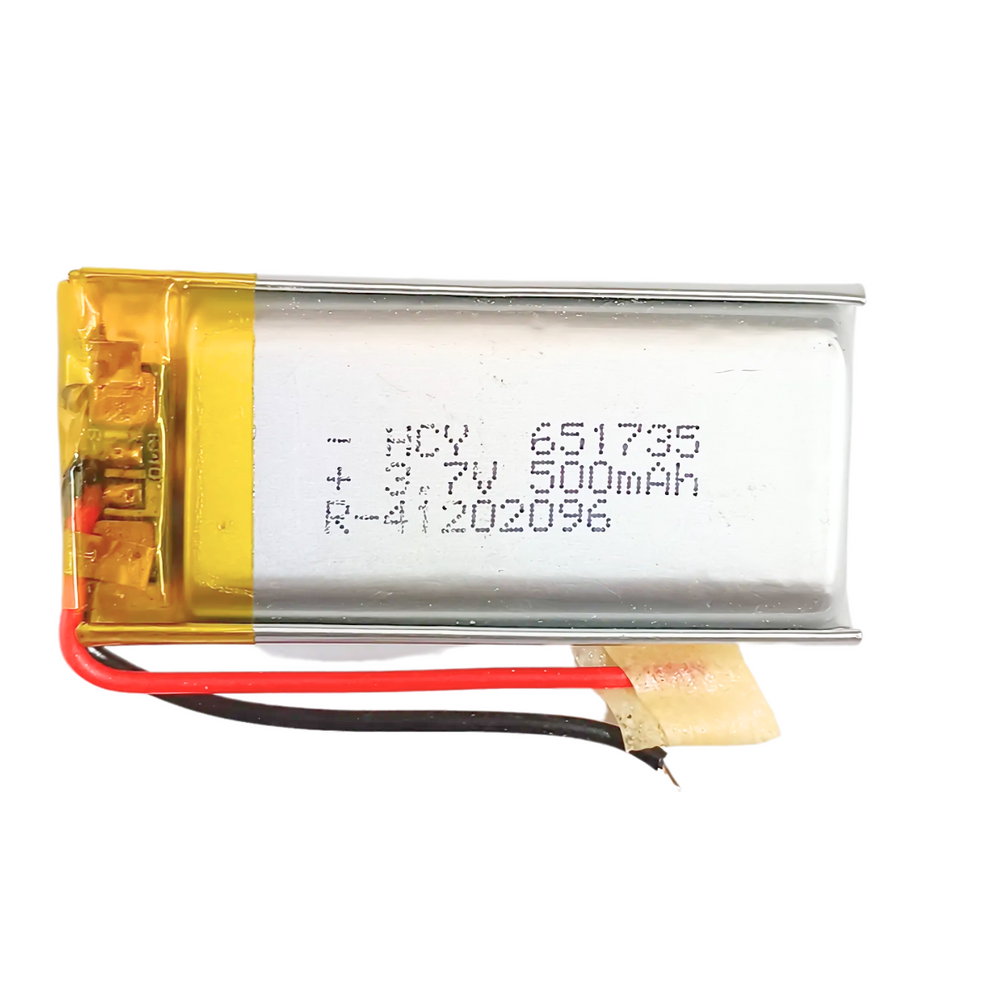 Witty Fox 500mah Rechargeable 3.7v Lithium Polymer Battery -LiPo Battery for Drone -Robocraze