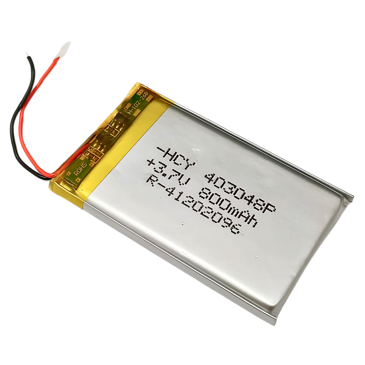 Witty Fox 800mAh Rechargeable 3.7v LiPo Battery -Lithium Polymer Battery for Drone -Robocraze