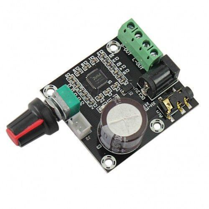 XH-M120 PAM8610 Amplifier Board – PAM8610 dual-channel amplifier for audio. -Amplifier Board -Robocraze