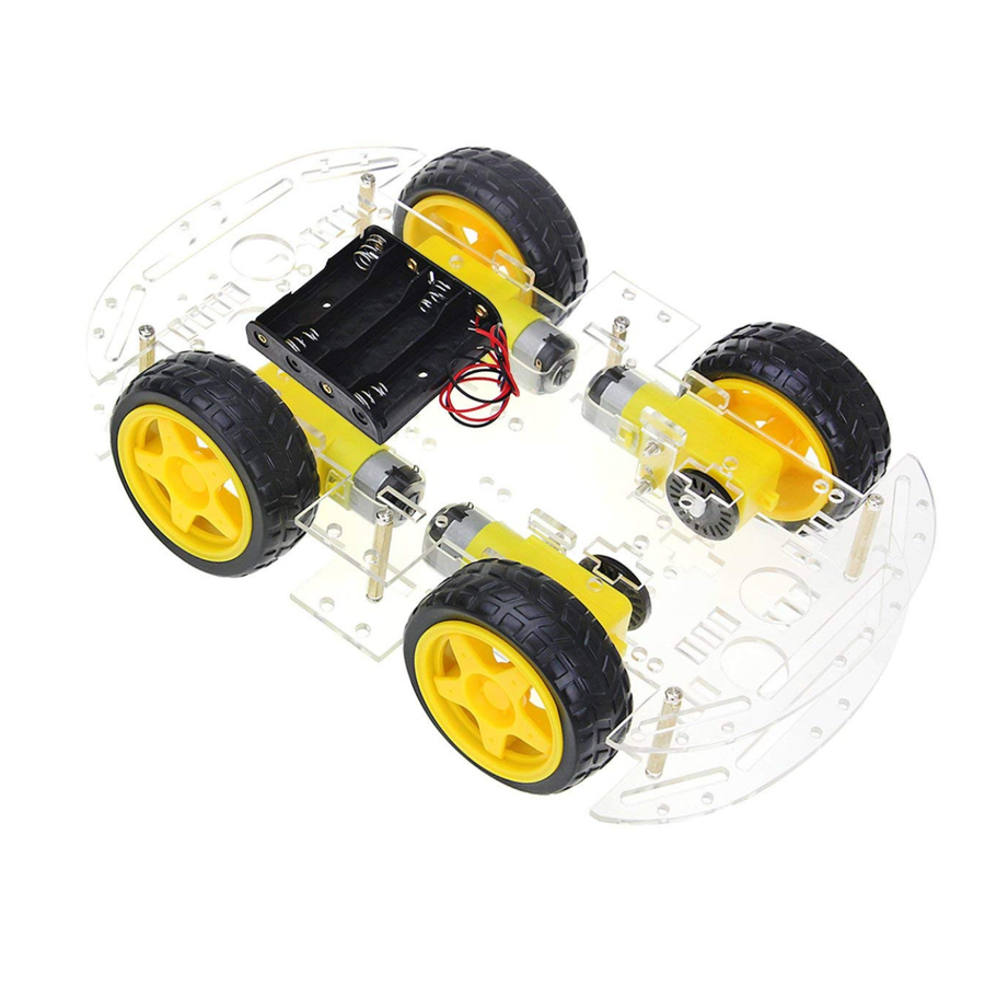 4WD Smart Robot Car Chassis Kit with Motors for Arduino & Robotics