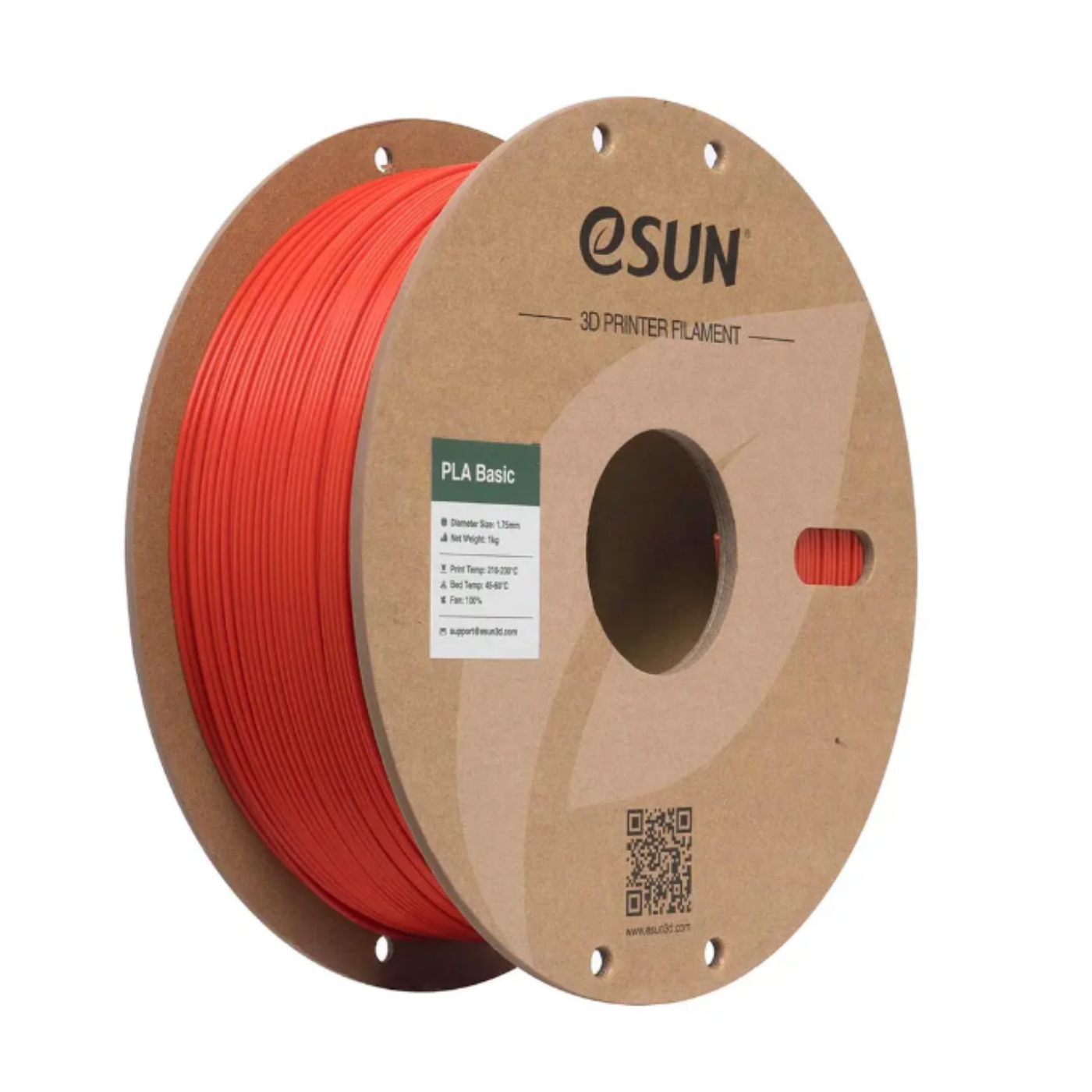 eSun 1.75mm 1kg PLA-Basic 3D Printing Filament Red Color-picture-30