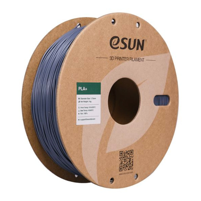 eSun 1.75mm 1kg PLA+ 3D Printing Filament Grey Color -3D Printers/Pens -Filaments -Robocraze