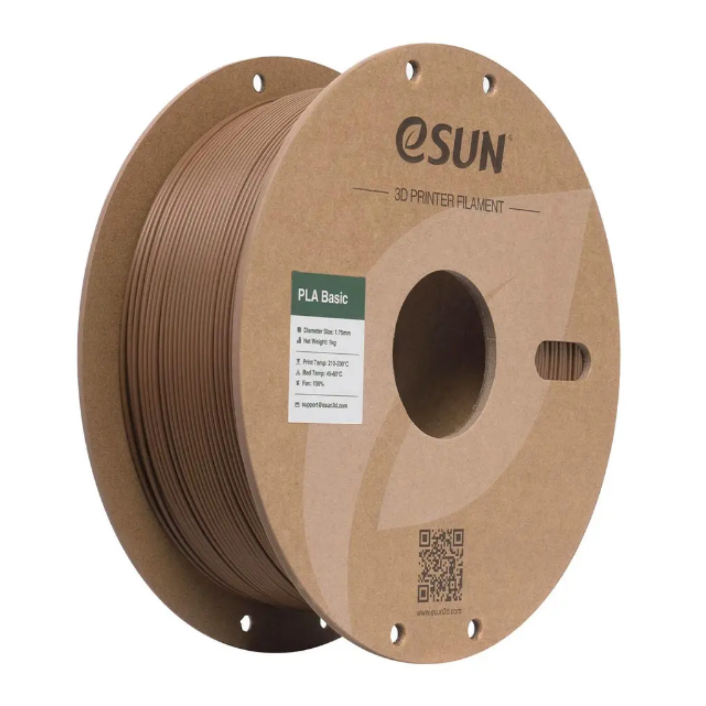 eSun 1.75mm PLA-Basic 3D Printing Filament 1kg Brown Color-picture-25