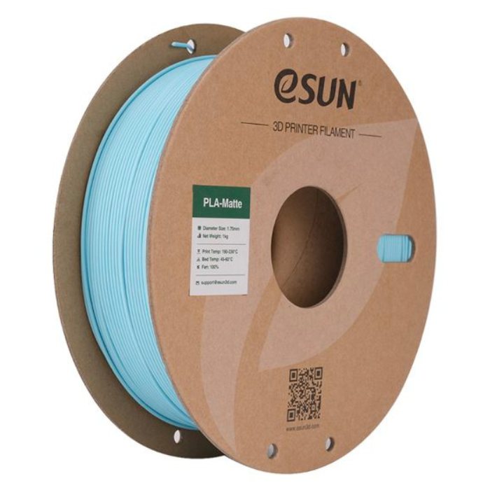 eSun 1.75mm PLA-Matte Light Blue Filament 1kg/roll -3D Printers/Pens -Filaments -Robocraze