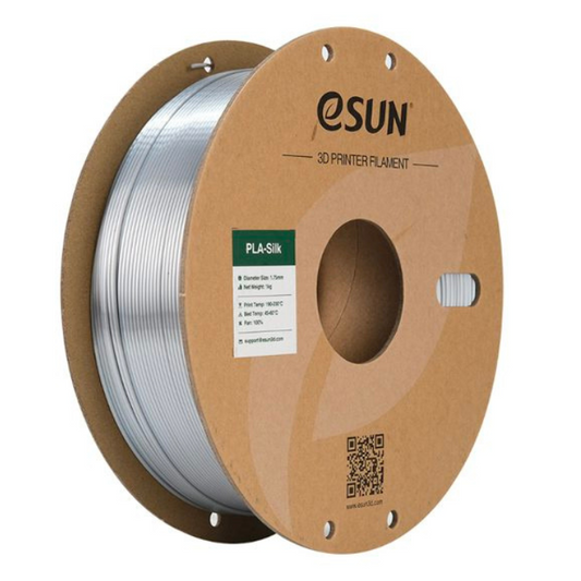 eSun 1.75mm PLA-Silk Filament 1kg/roll Silver Color -3D Printers/Pens -Filaments -Robocraze