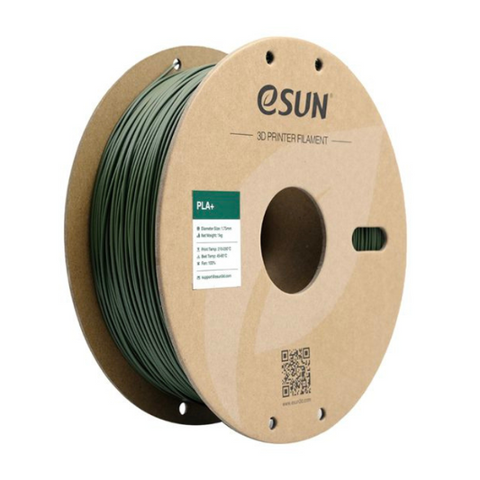 eSun 1.75mm PLA+ 3D Printing Filament 1kg olive green Color -3D Printers/Pens -Filaments -Robocraze