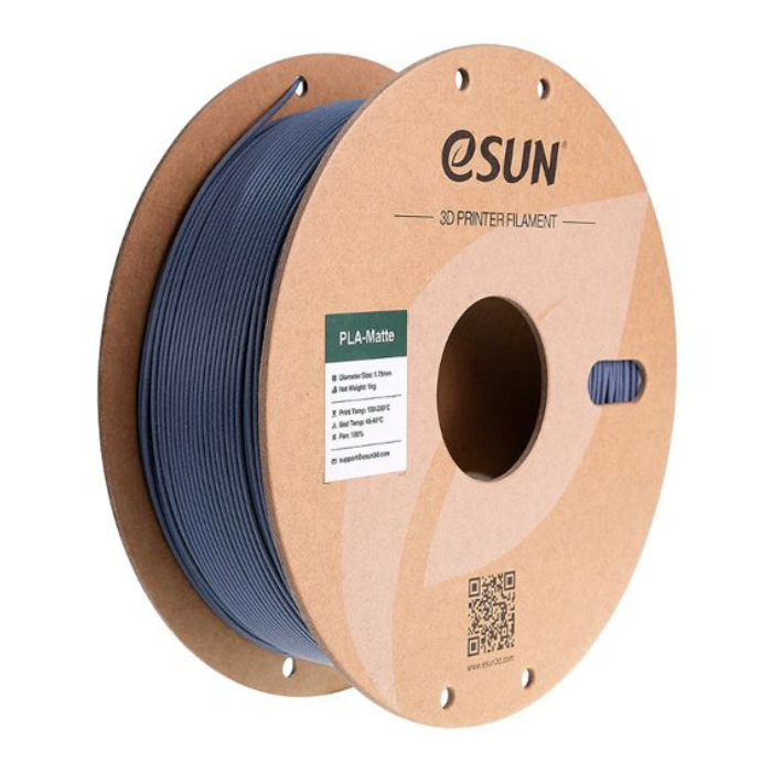eSun PLA-Matte 1.75mm Dark grey Filament 1kg -3D Printers/Pens -Filaments -Robocraze