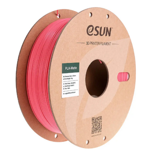 eSun PLA-Matte Filament 1.75mm 1kg Roll Strawberry Red -3D Printers/Pens -Filaments -Robocraze