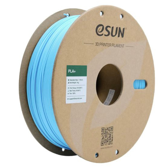 eSun PLA+ 1kg 1.75mm 3D Printing Filament Light Blue Color -3D Printers/Pens -Filaments -Robocraze