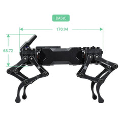 Waveshare WAVEGO 12-DOF Bionic Quadruped Robot Dog Powered by ESP32