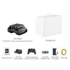 Waveshare UGV Beast PI4B AI Kit – AI Robot Kits with Raspberry Pi 4B & off-road chassis. -DIY Car Kits -Robocraze