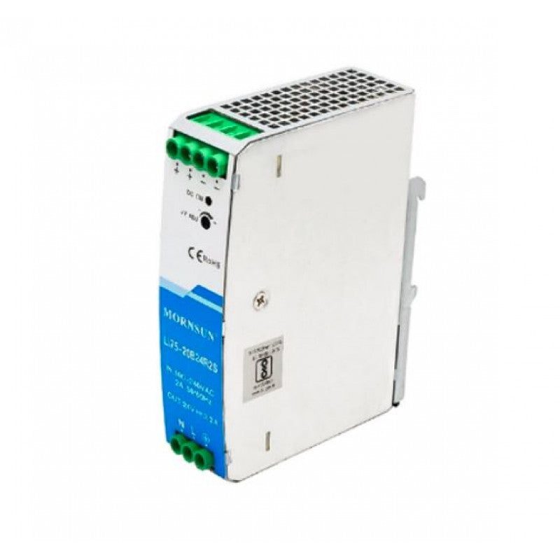 Mornsun LI75-20B12R2S AC/DC 75W Din-Rail Power Supply