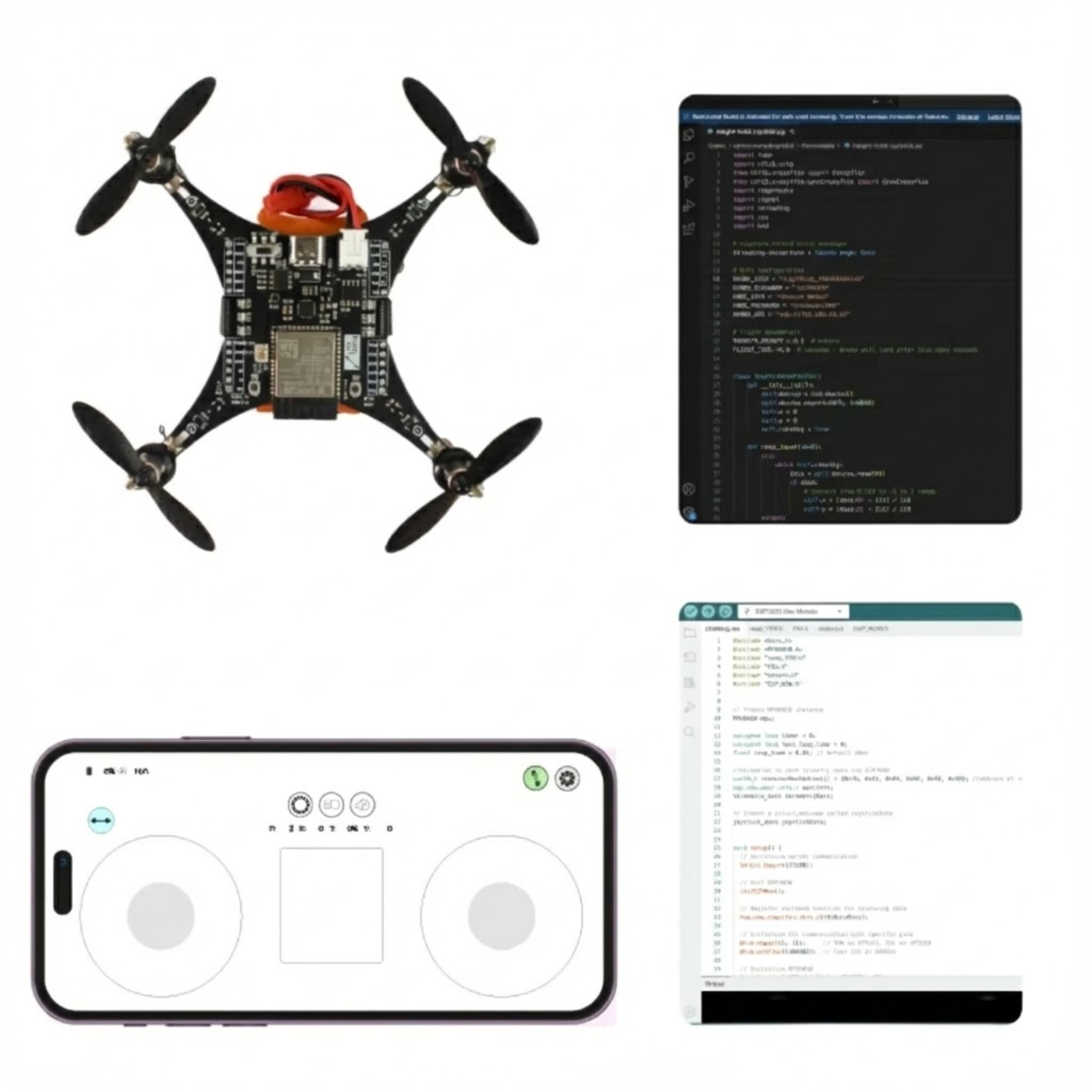 LiteWing ESP32-S3 DIY Drone Kit – Programmable Drone for Makers & Developers -Robocraze