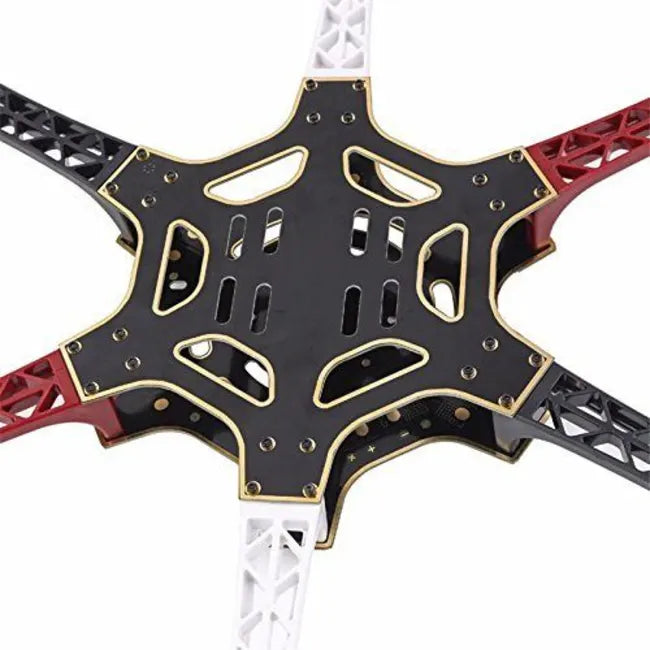 HF550 HJ550 6-Axis DJI Hexacopter Drone Frames Airframe Kit – Advanced frame with PCB wiring. -Robocraze