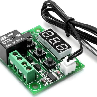 W1209 12V Digital Temperature Controller Module W/ Display and NTC Temp Sensor
 -Robocraze