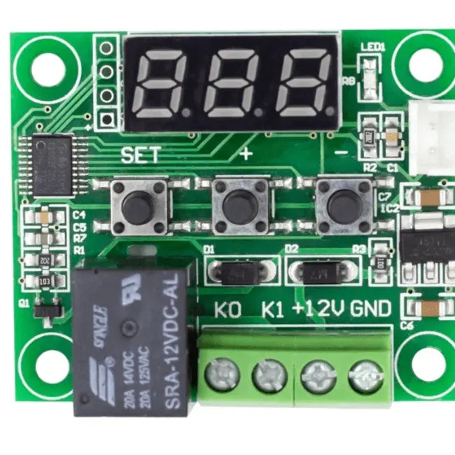 W1209 12V Digital Temperature Controller Module W/ Display and NTC Temp Sensor
 -Robocraze