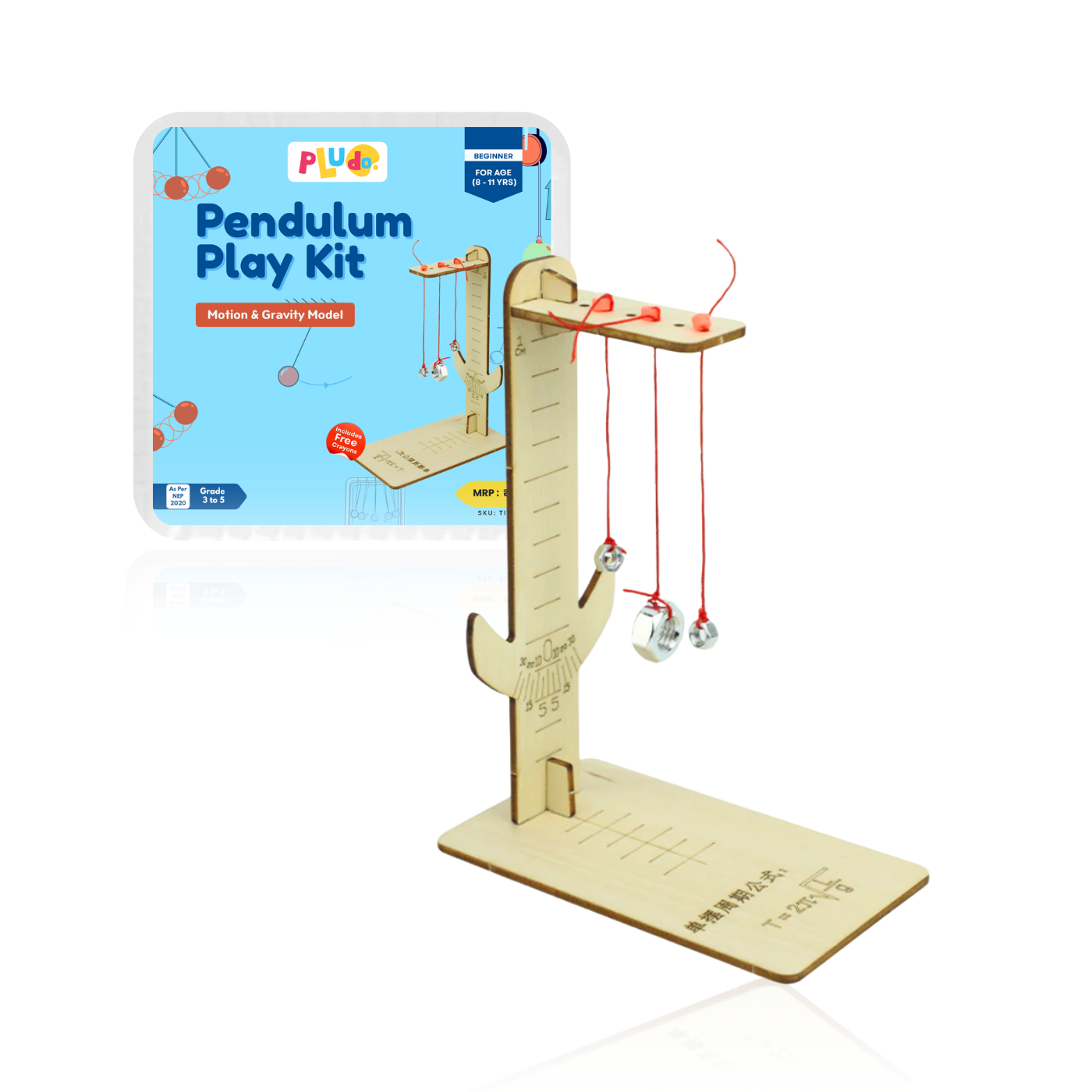 Pludo STEM Kit  Pendulum Play Kit - Prep Stage (8-11 yrs) for Grade 3 to 5 (203)
