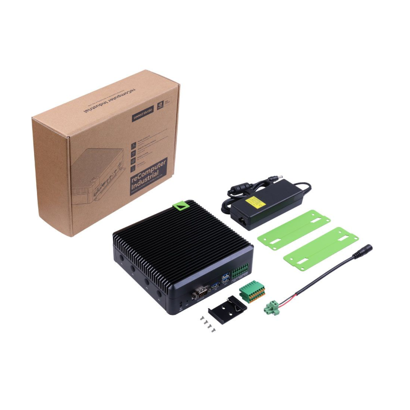 reComputer Industrial J3011- Fanless Edge AI Device with Jetson Orin™ Nano 8GB 40TOPS - Robocraze