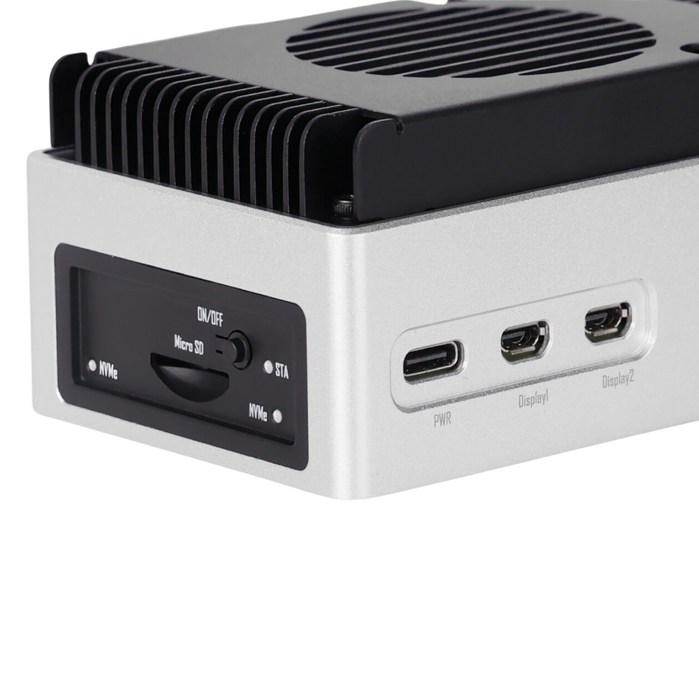 reComputer AI R2140-12 - Edge AI Computer 16GB RAM 26 TOPS Based on Raspberry Pi 5 -Robocraze