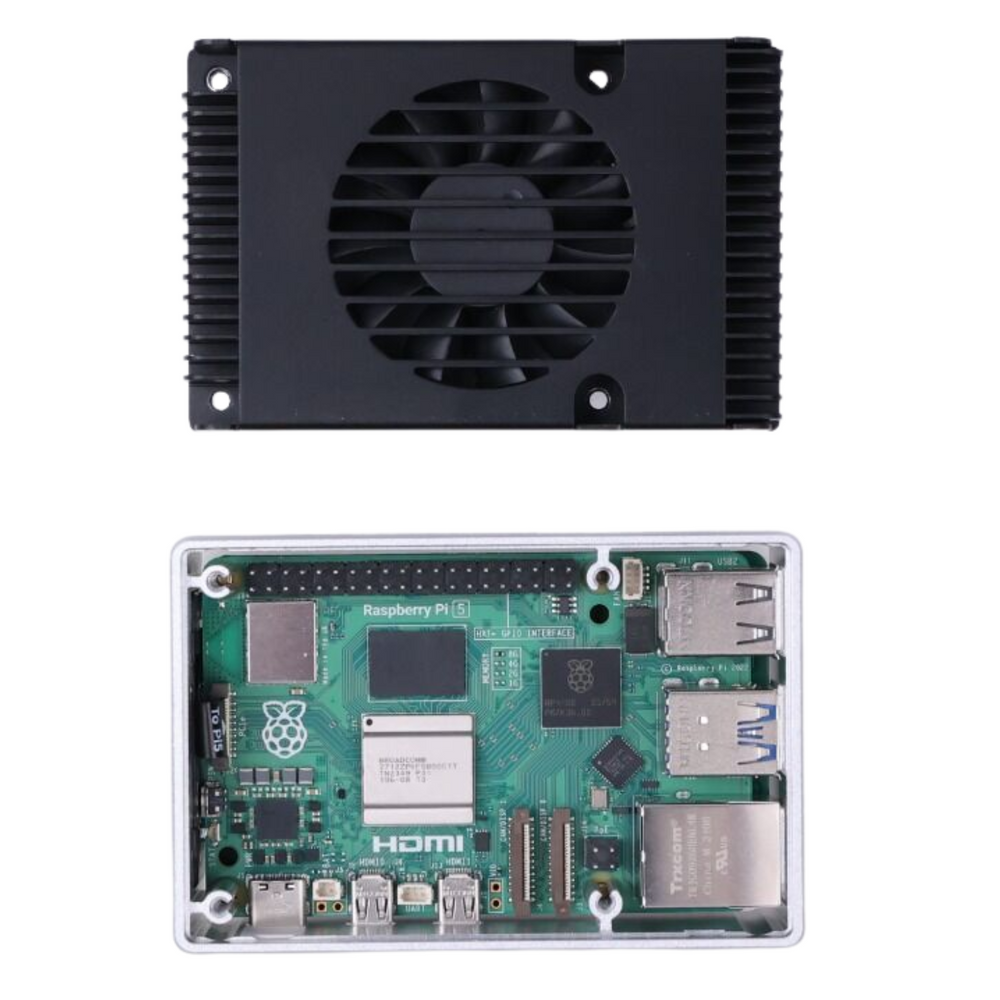 reComputer AI R2140-12 - Edge AI Computer 16GB RAM 26 TOPS Based on Raspberry Pi 5 -Robocraze