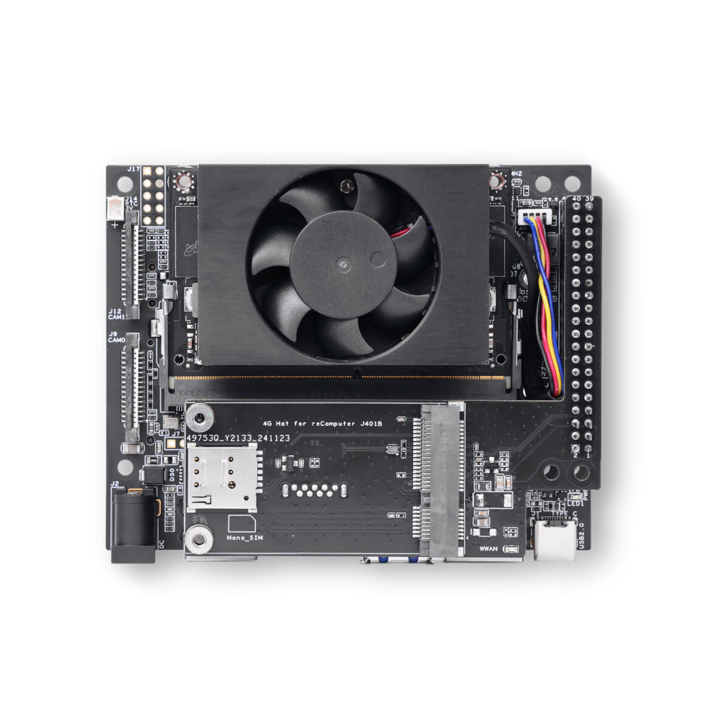 reComputer J4012B - Edge AI Computer with NVIDIA Jetson Orin NX 16GB 100 TOPS - Robocraze