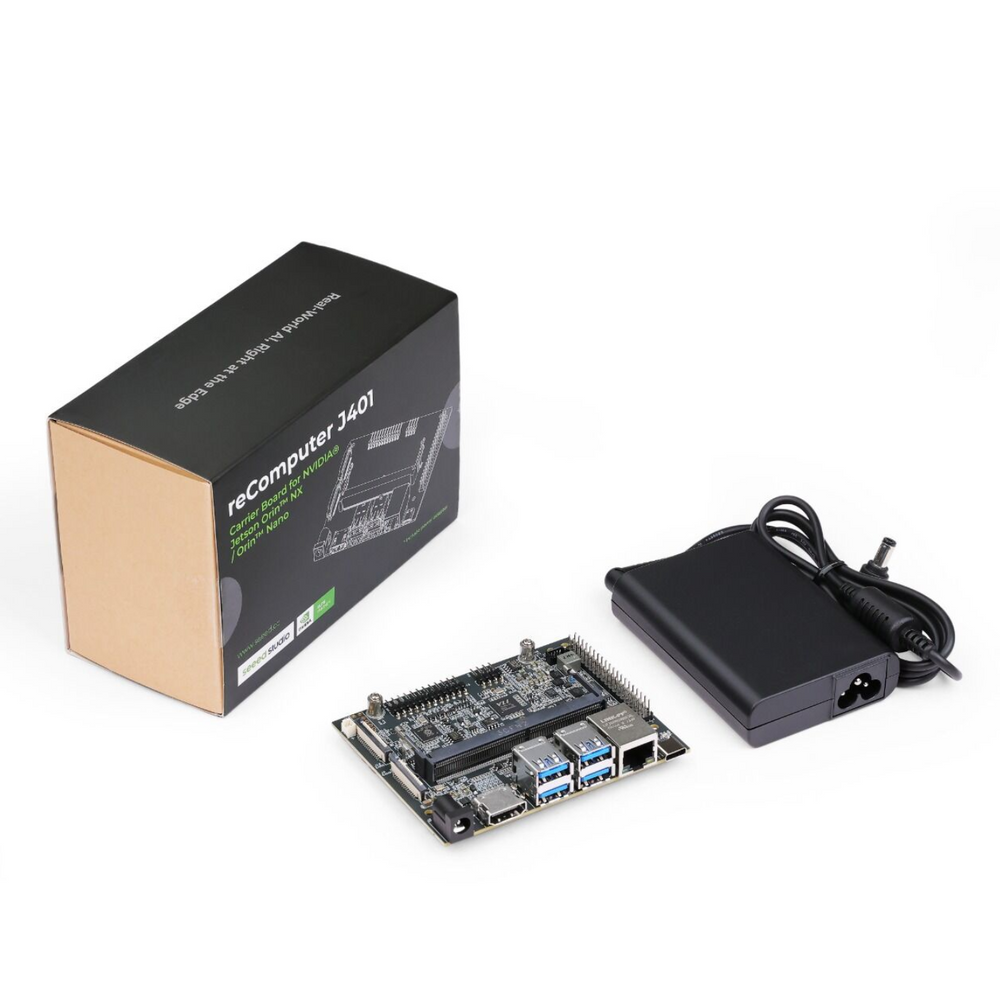 reComputer J401 - Open-source carrier board for NVIDIA Jetson Orin Nano/Orin NX - Robocraze