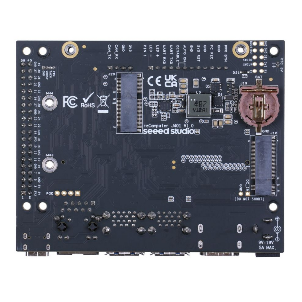 reComputer J401 - Open-source carrier board for NVIDIA Jetson Orin Nano/Orin NX - Robocraze