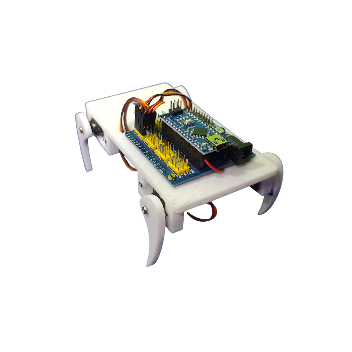 STEM 2-in-1 Robotic Kit Quadruped Dog Robot and 4DOF Robotic Arm - robocraze