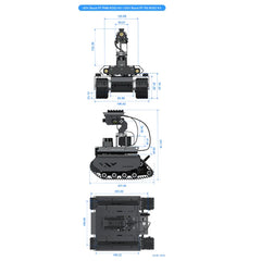 Waveshare UGV Beast PT PI4B ROS2 Kit – Robot car chassis with Raspberry Pi 4B -RC Car Kits -STEM Kits - Robocraze