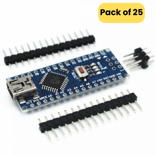 Arduino Nano R3 compatible Board (Pack of 25)