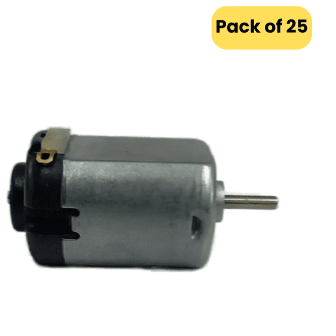 3V 2000RPM High Speed DC Toy Motor ( Pack of 25)-image-6