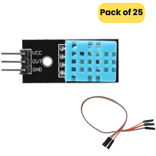 DHT11 Humidity and Temperature Sensor Module (Pack of 25)