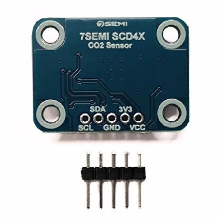 7Semi SCD41 High Accuracy CO2 Temperature and Humidity Sensor Breakout I2C - Robocraze