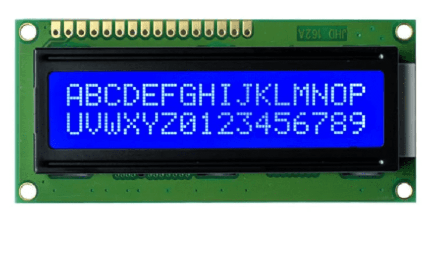 Original JHD 16x2 Character LCD Display- Blue-Robocraze