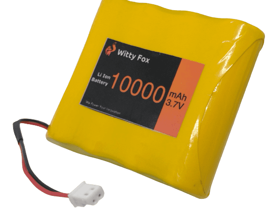 Witty Fox 3.7V 10000mAh Li-Ion Battery-Robocraze