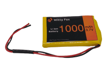 Witty Fox 3.7V 1000mAh Li-Ion Battery-Robocraze