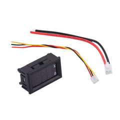 Digital Voltmeter (0-100V) & Ammeter (10A) – Voltage & current measurement tool.-Digital Volt Meter -Robocraze