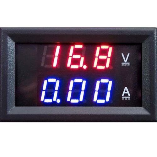 Digital Voltmeter (0-100V) and Ammeter (10A) Dual LED Voltage Current Measurement Module-Robocraze