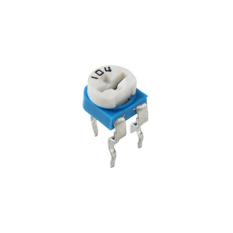 100K Preset Potentiometer (Pack of 5) – Durable preset potentiometers - Electronic Components - Robocraze