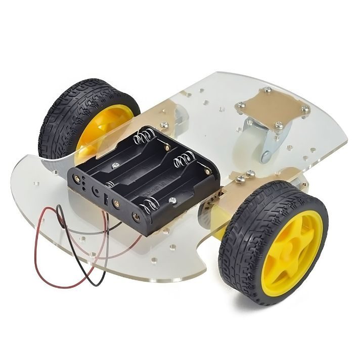 2WD Two Wheel Drive DIY Kit - A Smart Robot Car with Chassis-Robocraze