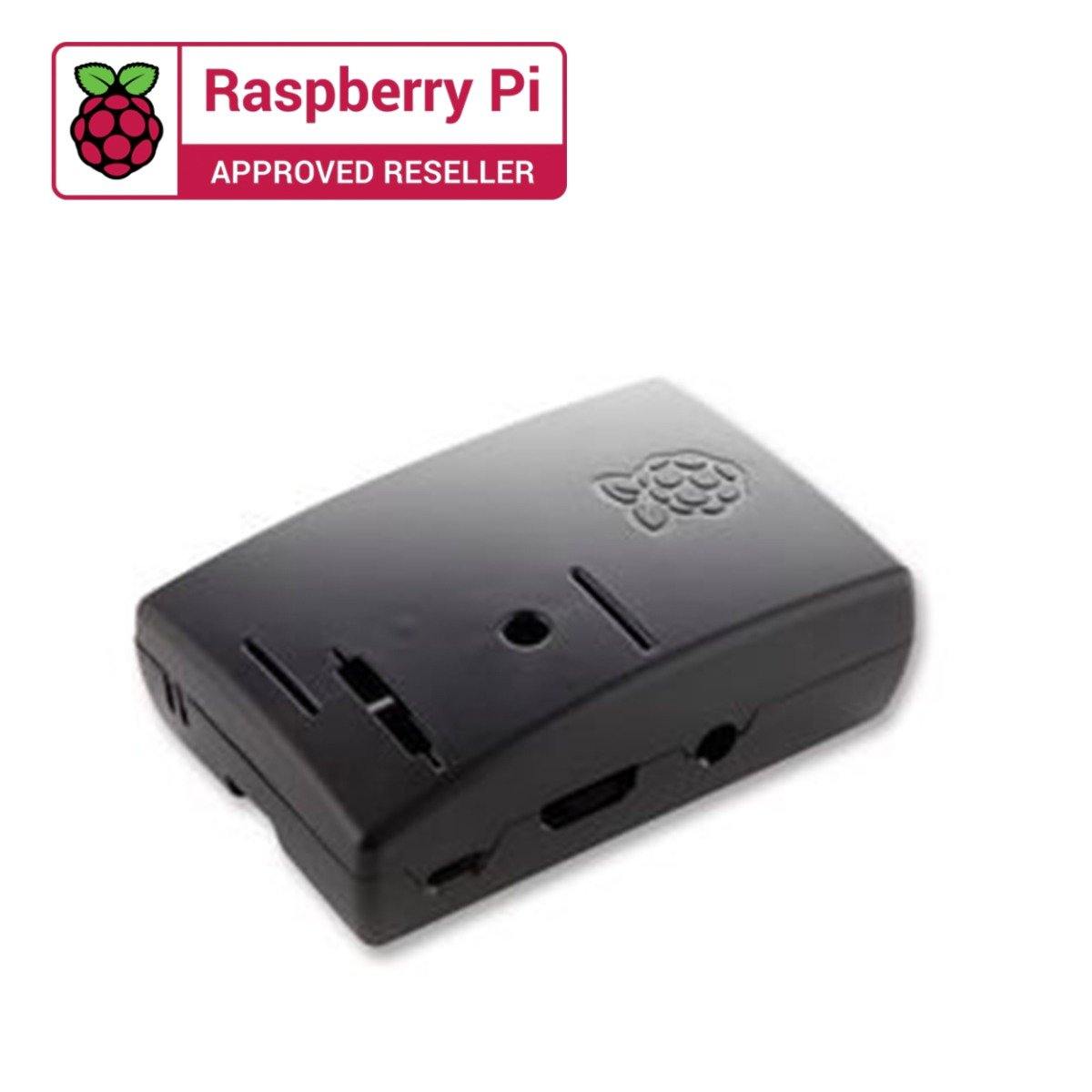 Raspberry Pi Black Case for Model 3B, 3B+ and 2B (Multicomp)-Robocraze