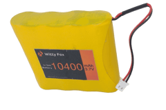 Witty Fox 3.7V 10400mAh Li-ion Battery – High-capacity rechargeable battery. -Lithium Battery -Robocraze