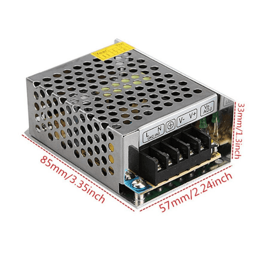 12V 2A SMPS – 12V 2A SMPS adapter for routers, cameras & low-power electronics. -Power Supply -Robocraze