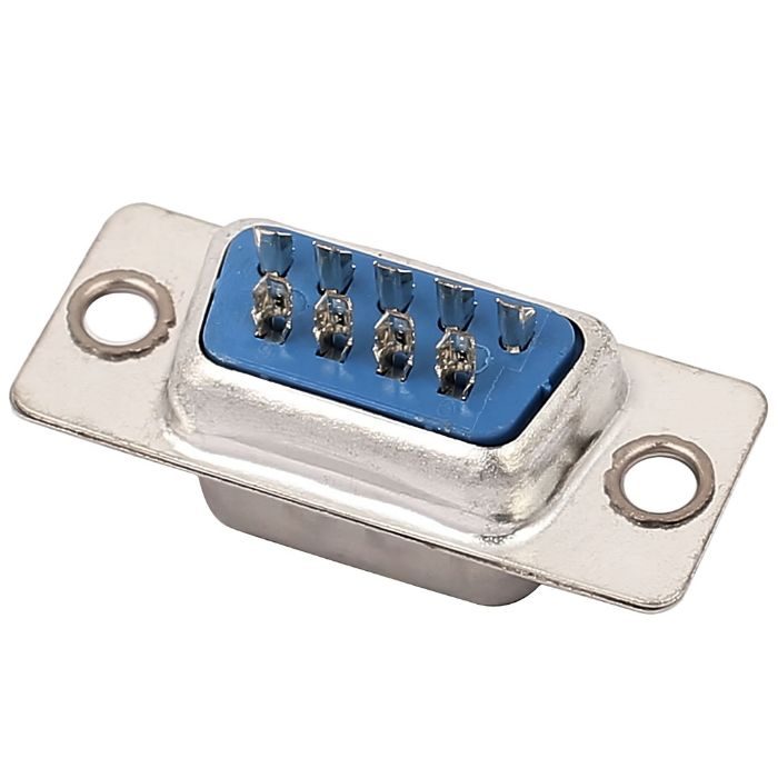 DB9 Male Straight Connector – Standard DB9 male connector for serial connections. Electronic Components - Robocraze